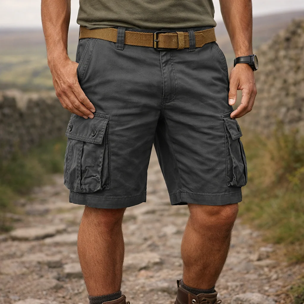 Alan Short Cargo Multi-Poches pour Hommes | Durable, Confortable, Pratique - Image 4