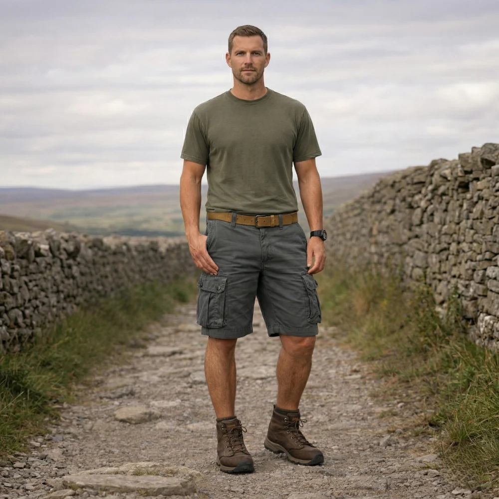 Alan Short Cargo Multi-Poches pour Hommes | Durable, Confortable, Pratique - Image 5