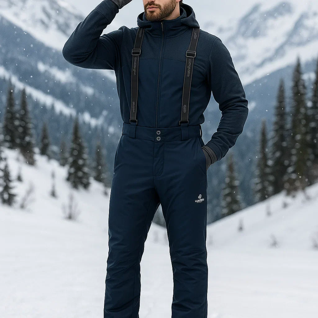 AlpineGlide – Pantalons de Ski Imperméables 25’ Modèle de Base - Image 3