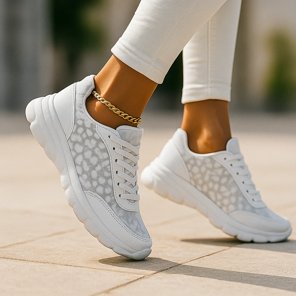 Baskets Blanches Respirantes Femme – Sneakers Élégantes & Légères - Image 3