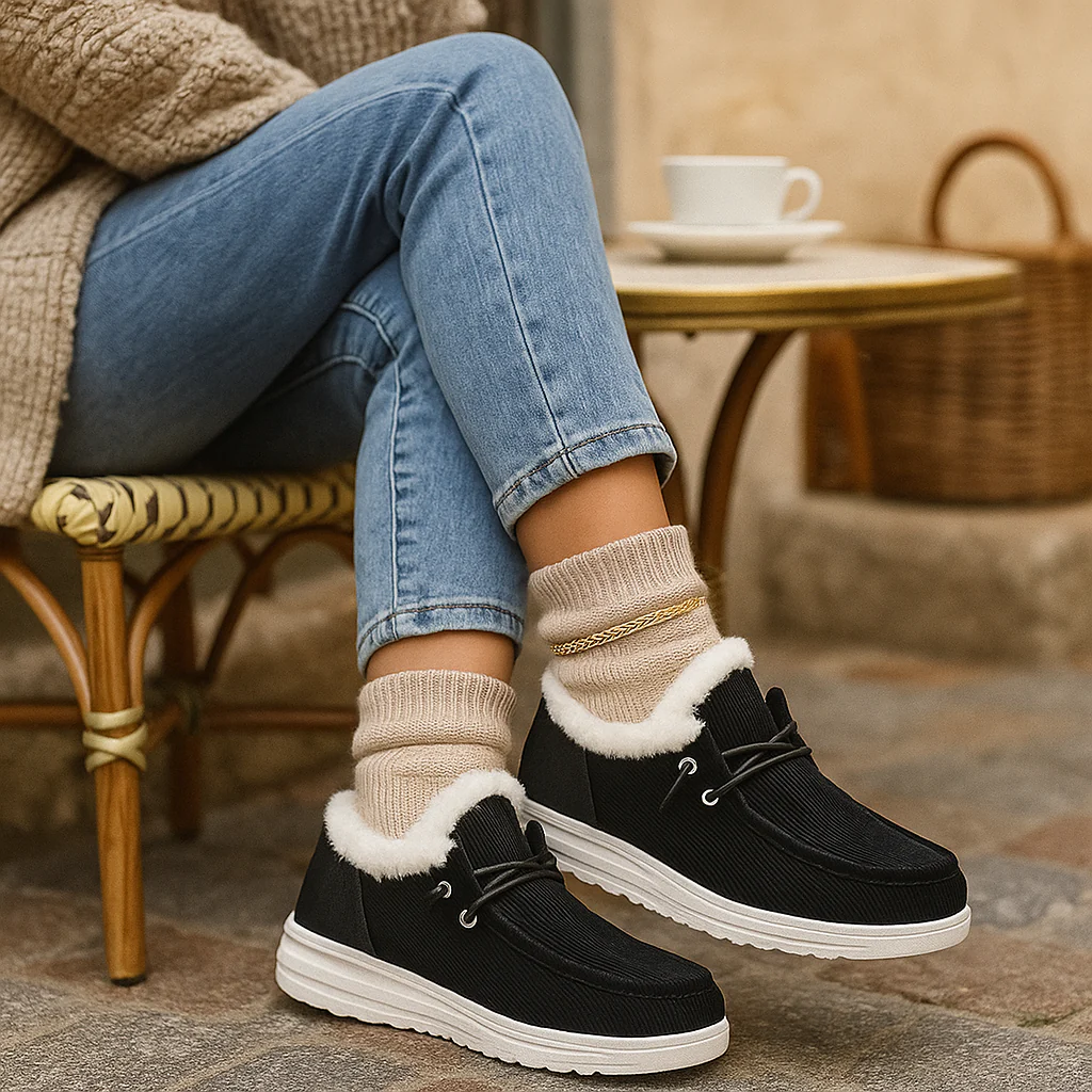 Baskets d’Hiver Femme – Confort, Style et Chaleur - Image 4