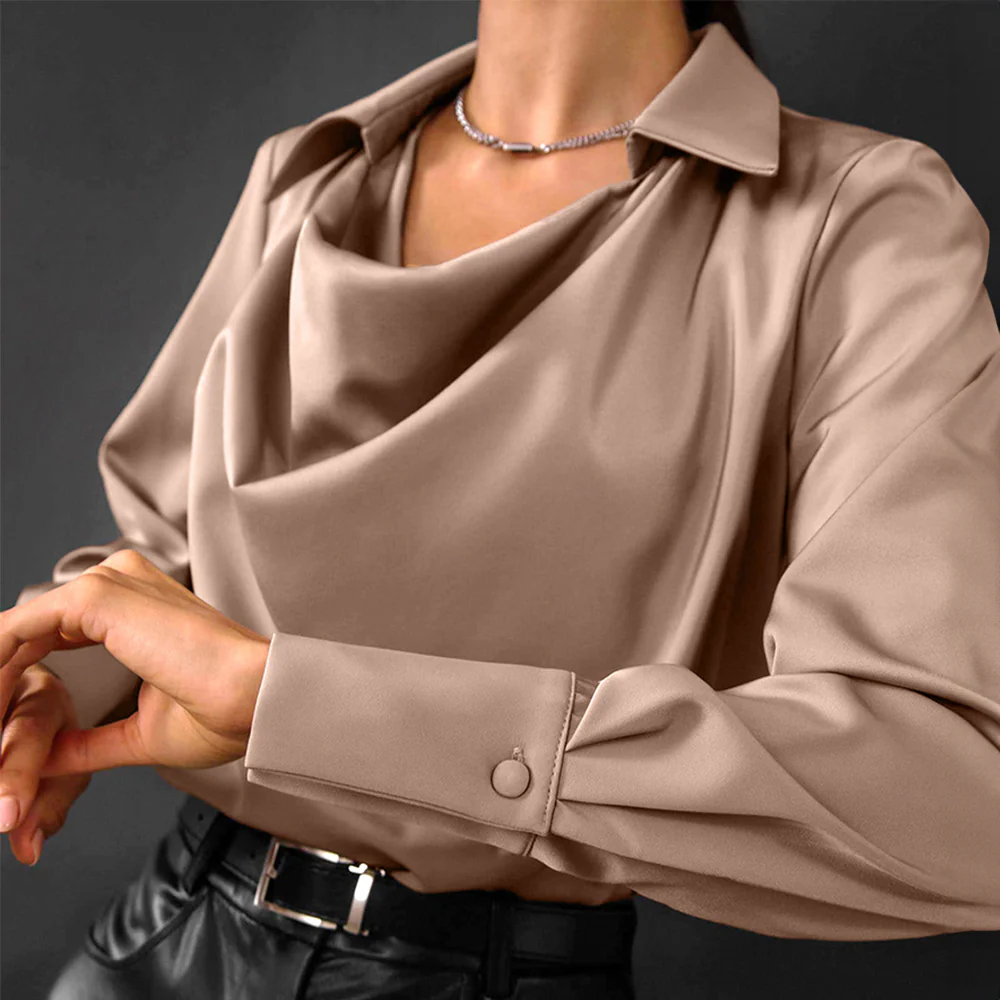 Blouse satinée femme - Élégance - Confort ultime - Image 4