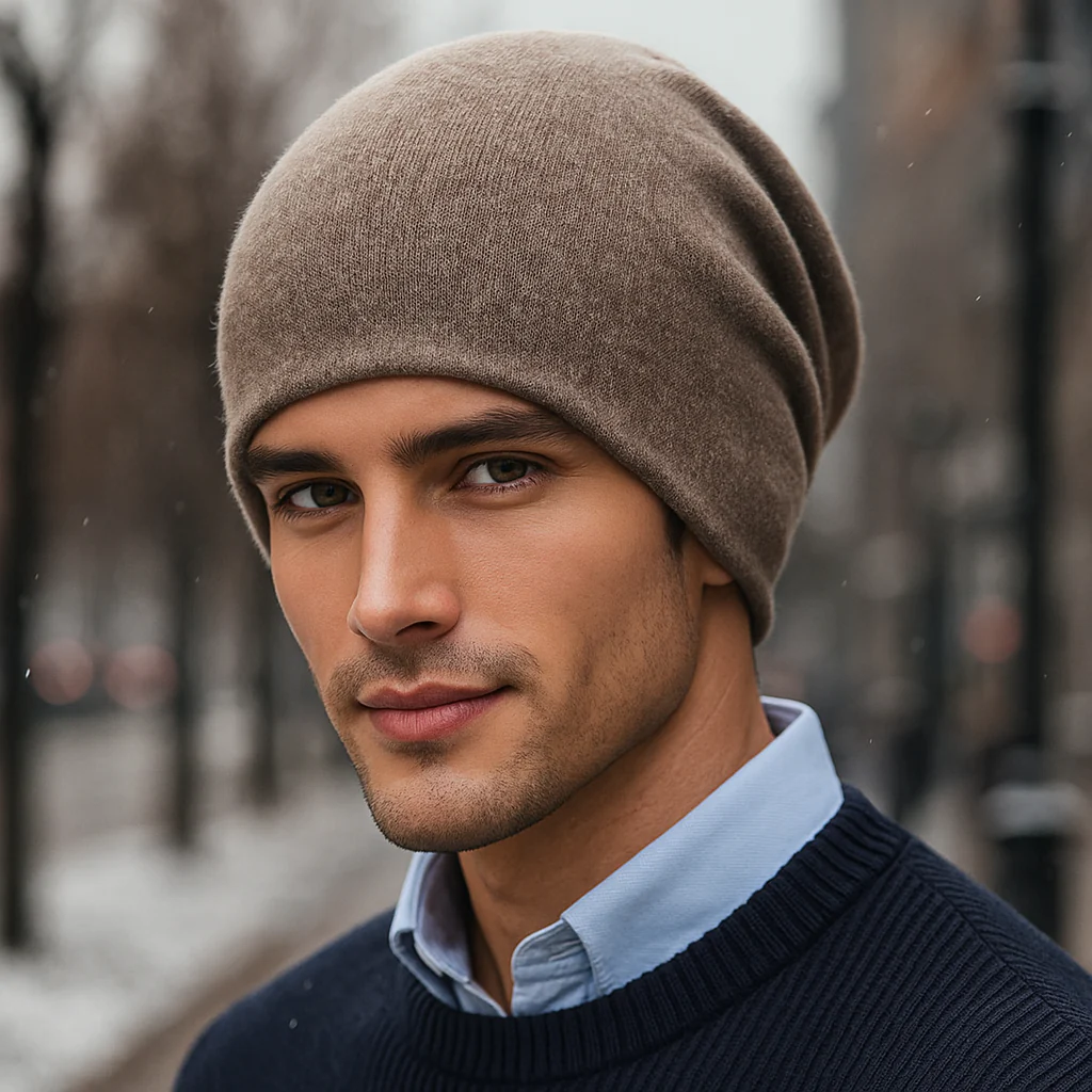 Bonnet homme en laine décontracté - Image 6