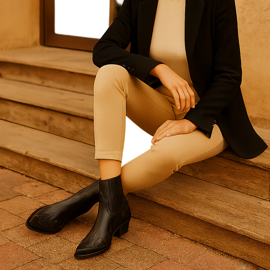 Bottes Cow-Boy Femme en Cuir - Image 5
