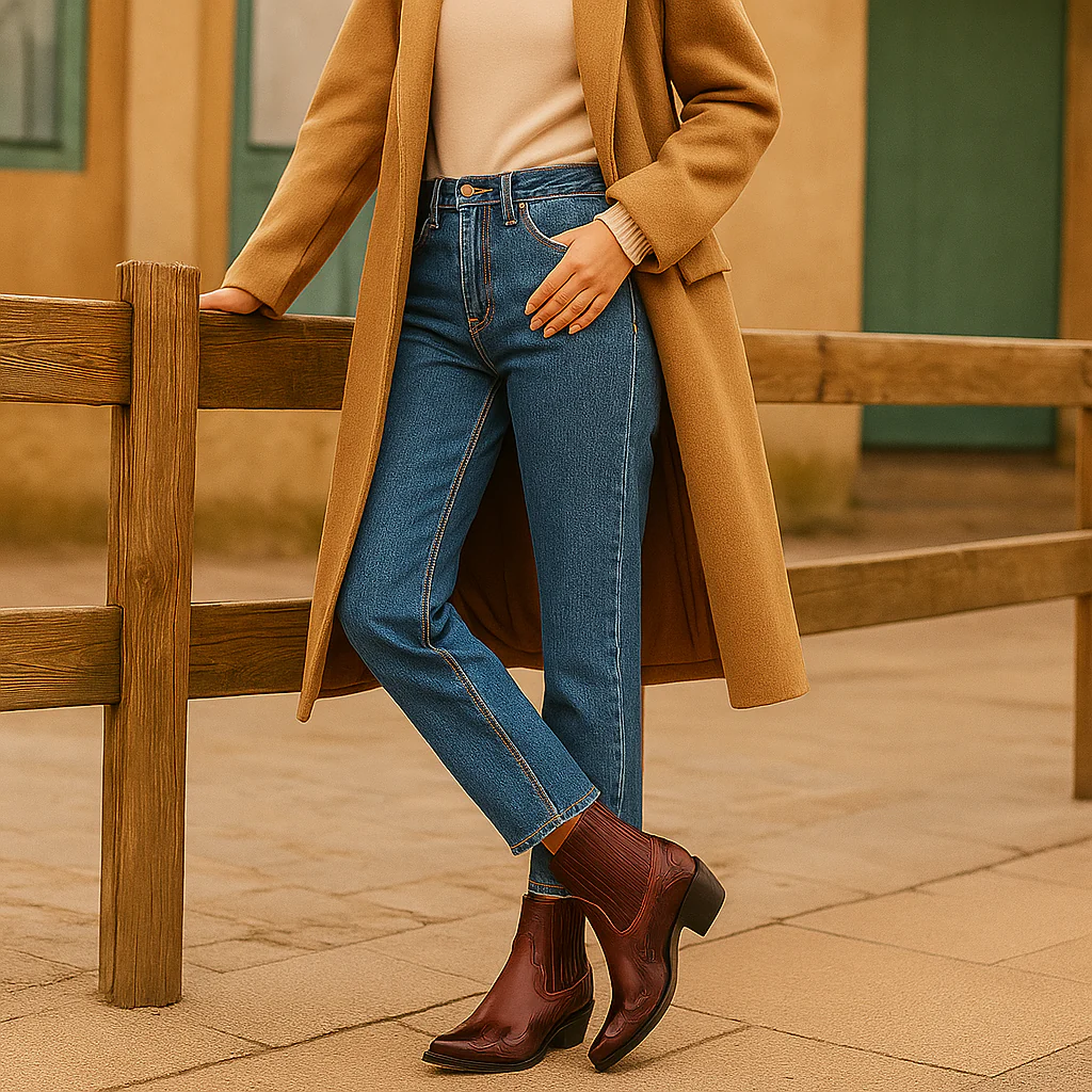 Bottes Cow-Boy Femme en Cuir - Image 8
