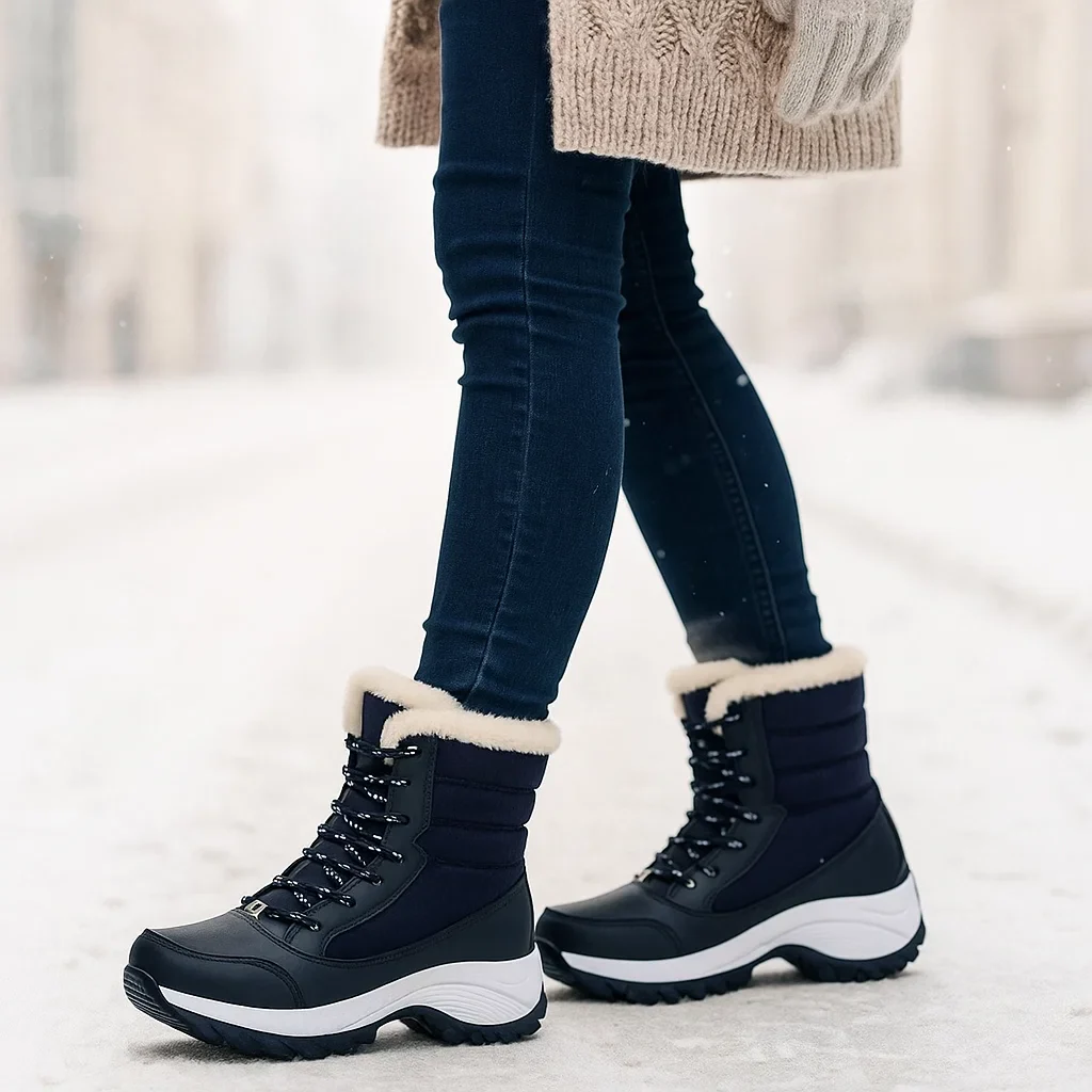 Bottes d’Hiver à Plateau – Confortables et Décontractées pour le Froid - Image 5