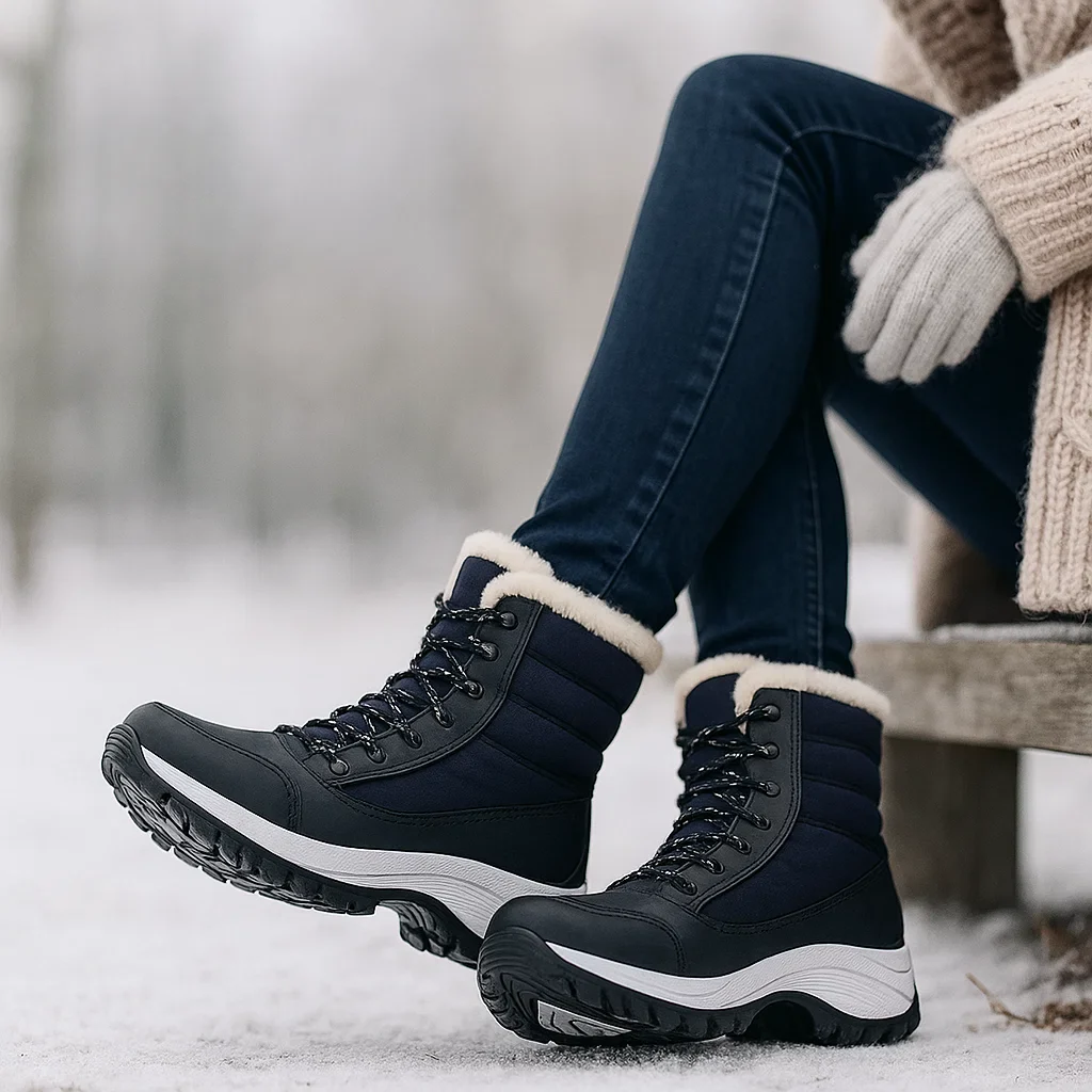 Bottes d’Hiver à Plateau – Confortables et Décontractées pour le Froid - Image 6