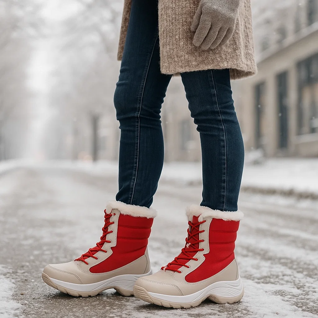 Bottes d’Hiver à Plateau – Confortables et Décontractées pour le Froid - Image 7