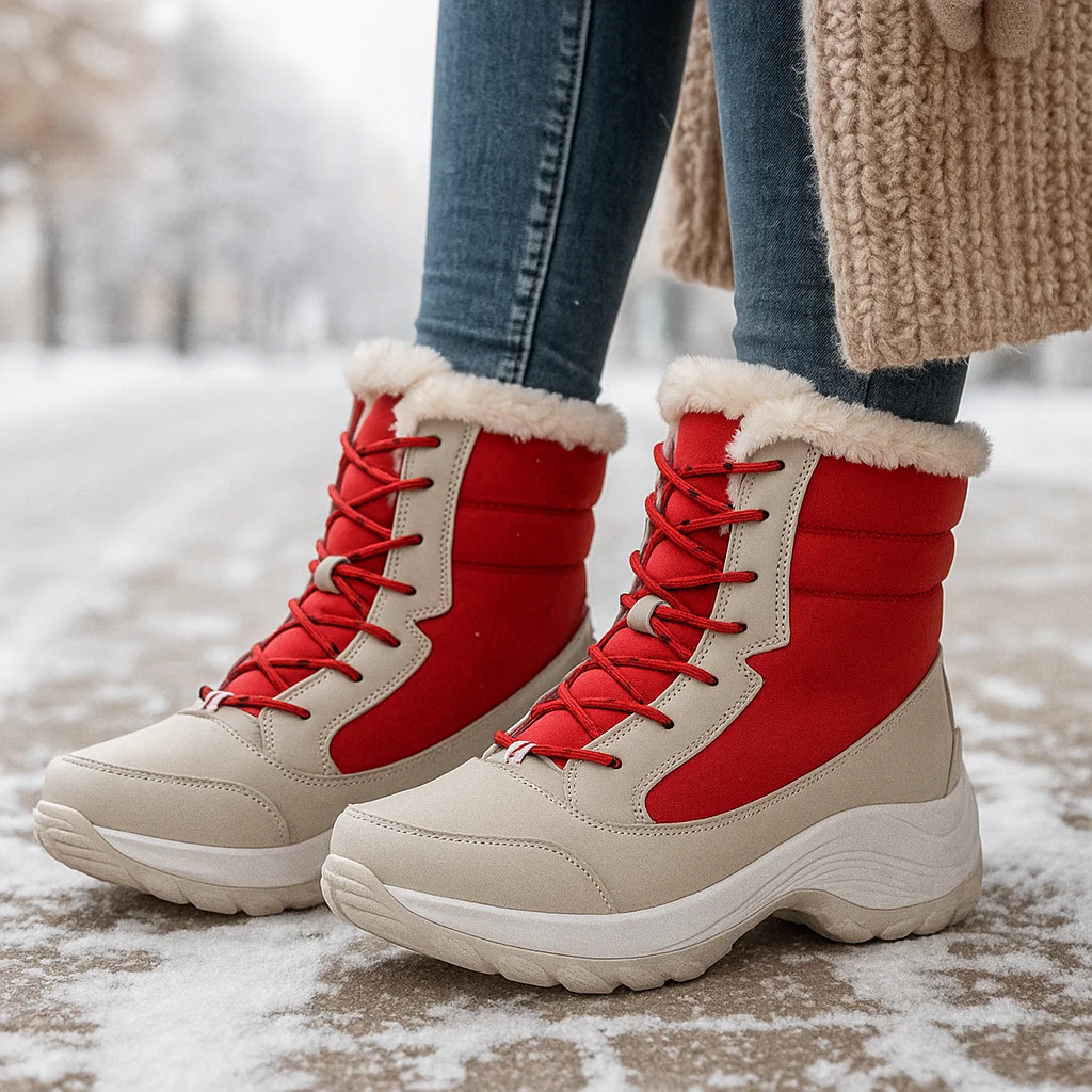 Bottes d’Hiver à Plateau – Confortables et Décontractées pour le Froid - Image 8