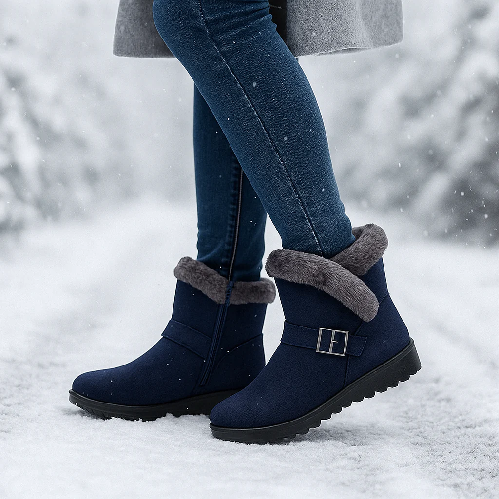 Bottes d’Hiver Klaire en Suède Doublées - Image 2