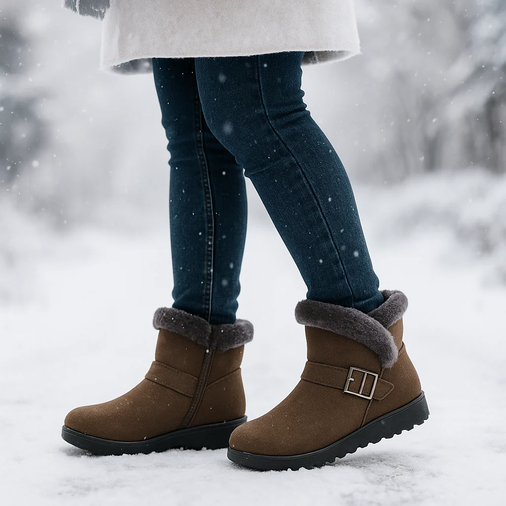 Bottes d’Hiver Klaire en Suède Doublées - Image 4