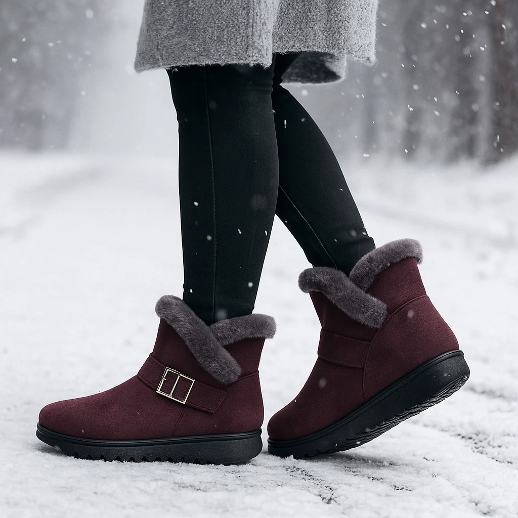 Bottes d’Hiver Klaire en Suède Doublées - Image 6