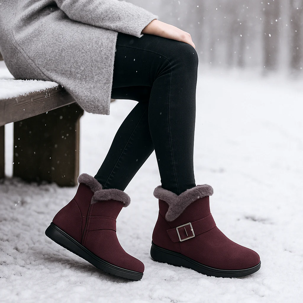 Bottes d’Hiver Klaire en Suède Doublées - Image 7