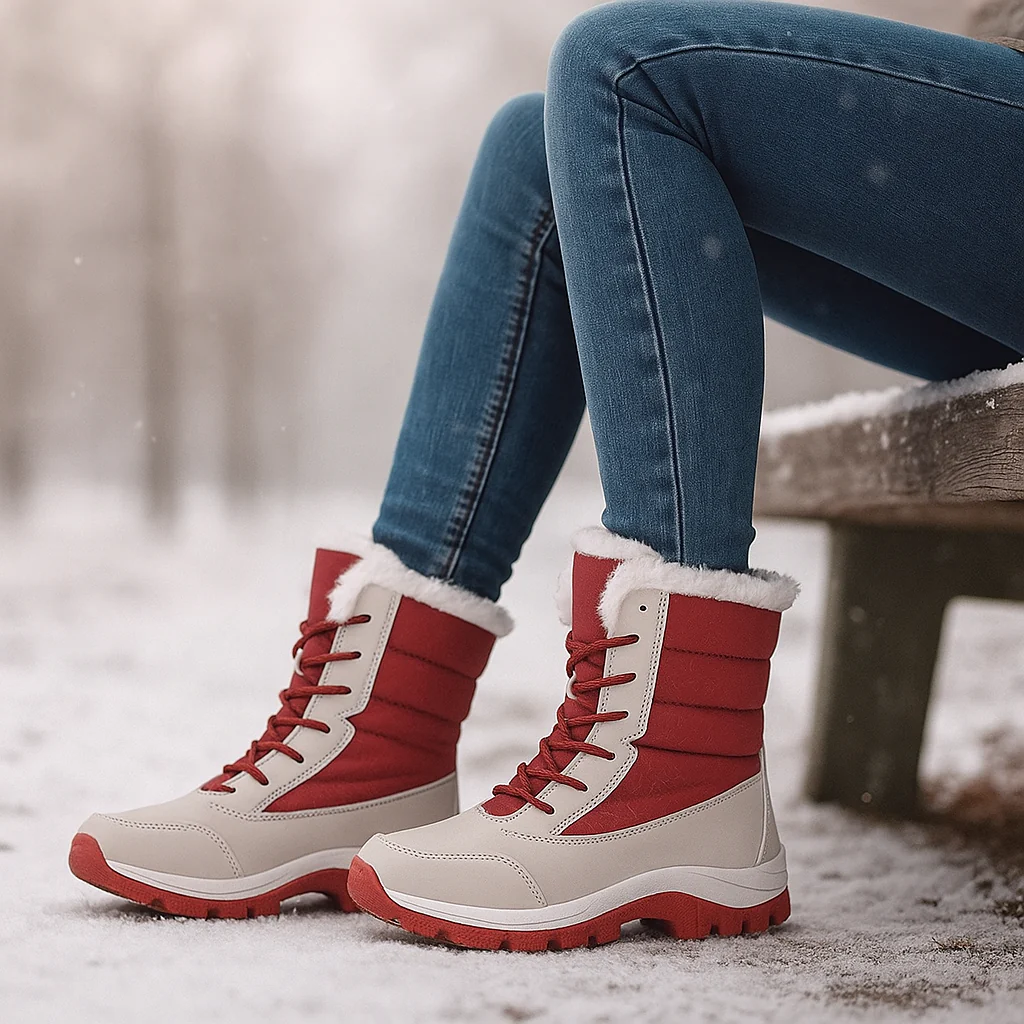 Bottes de Neige Fina – Plateau, style et confort hivernal - Image 7