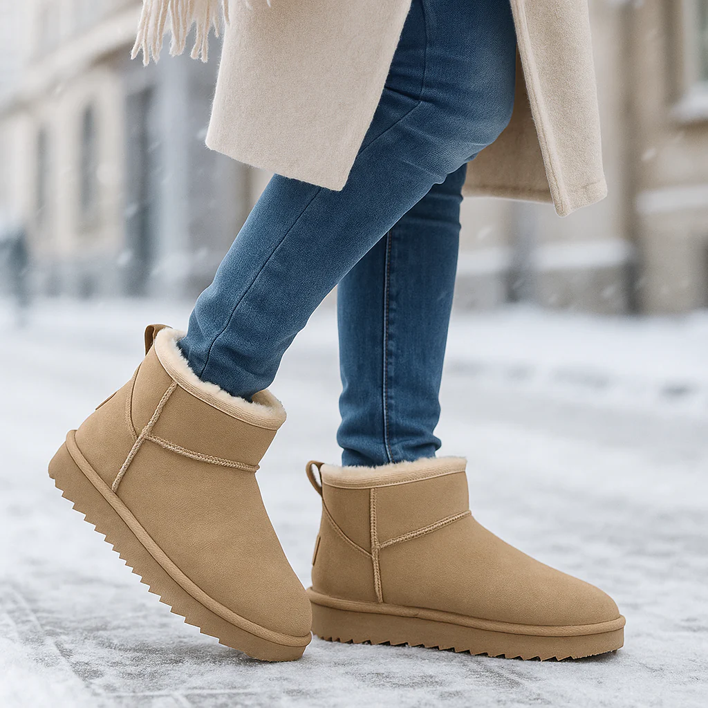 Bottes de Neige Kaycee en Suède Doublées - Image 3