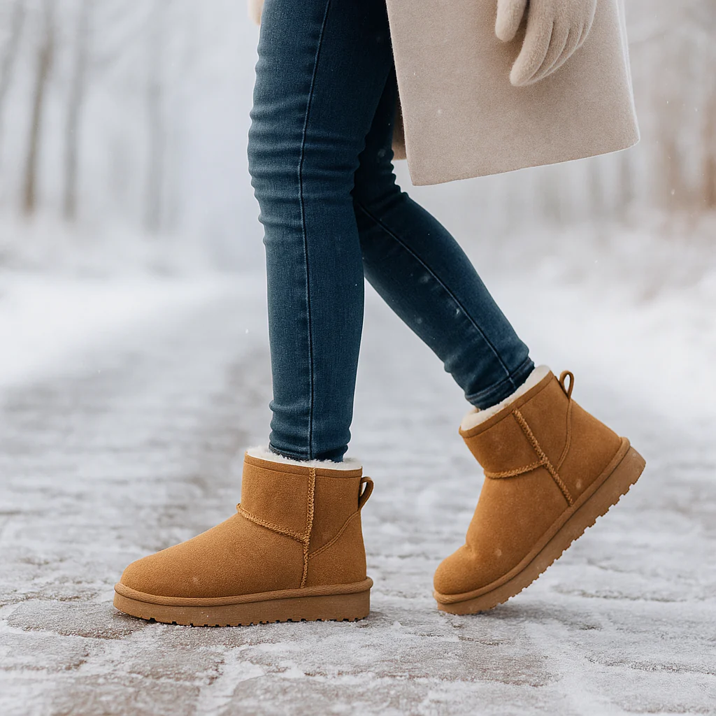 Bottes de Neige Kaycee en Suède Doublées - Image 9