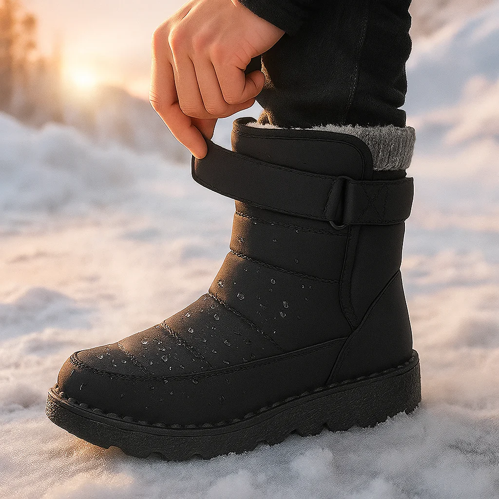 Bottes d'hiver – chaussures chaudes et imperméables pour les jours froids d'hiver - Image 2