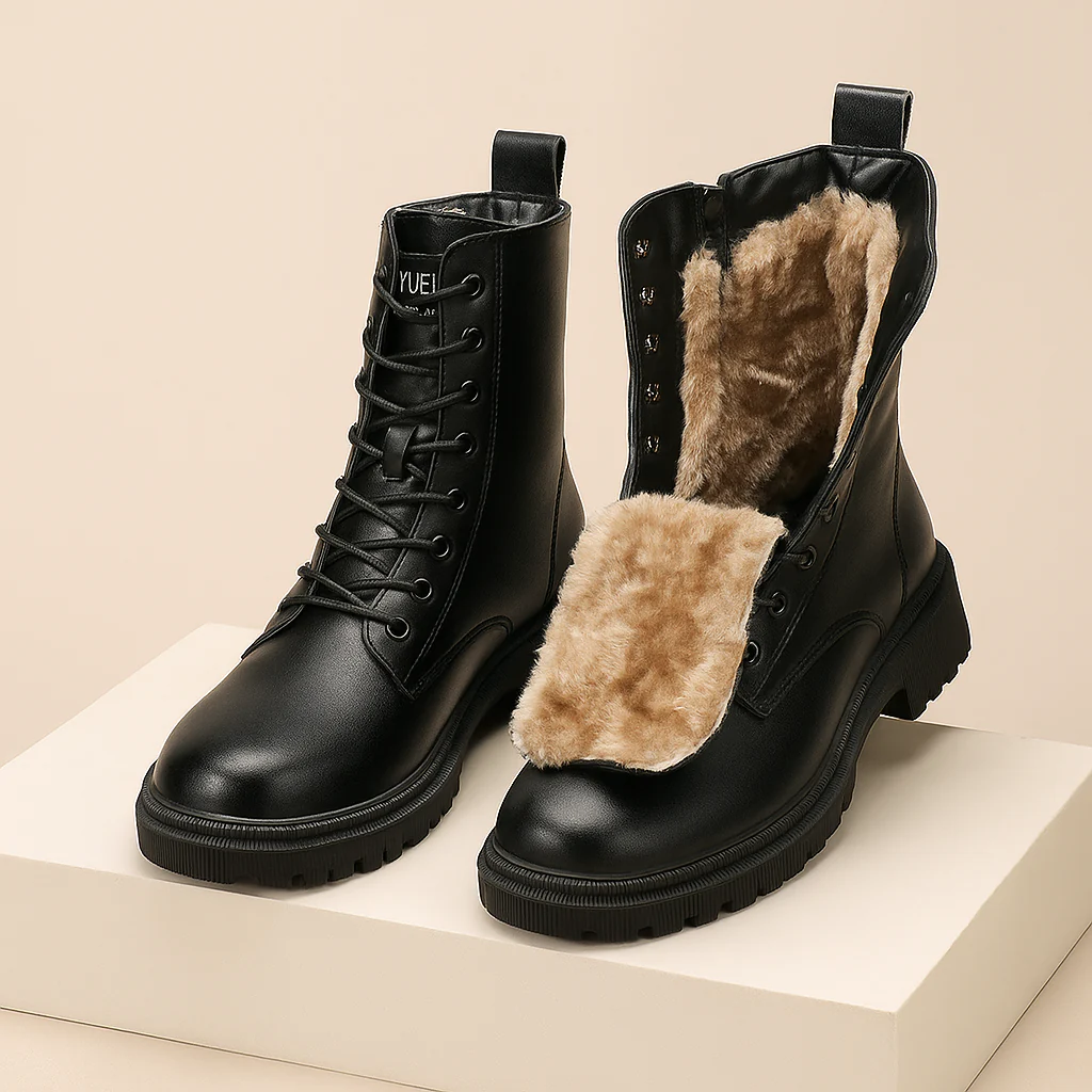 Bottes d’hiver en cuir pour femmes - Image 5
