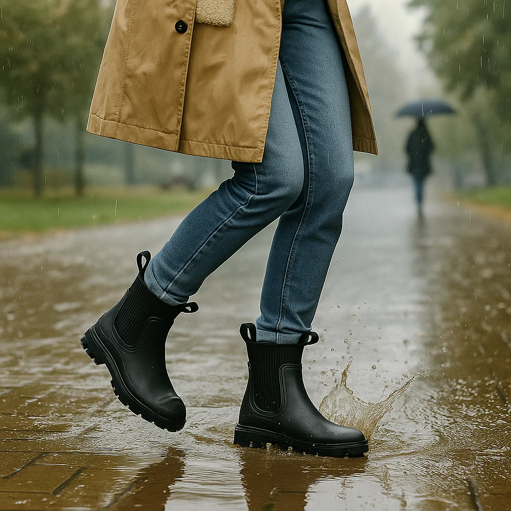 Bottes en Caoutchouc Femme – Style Pluie - Image 3