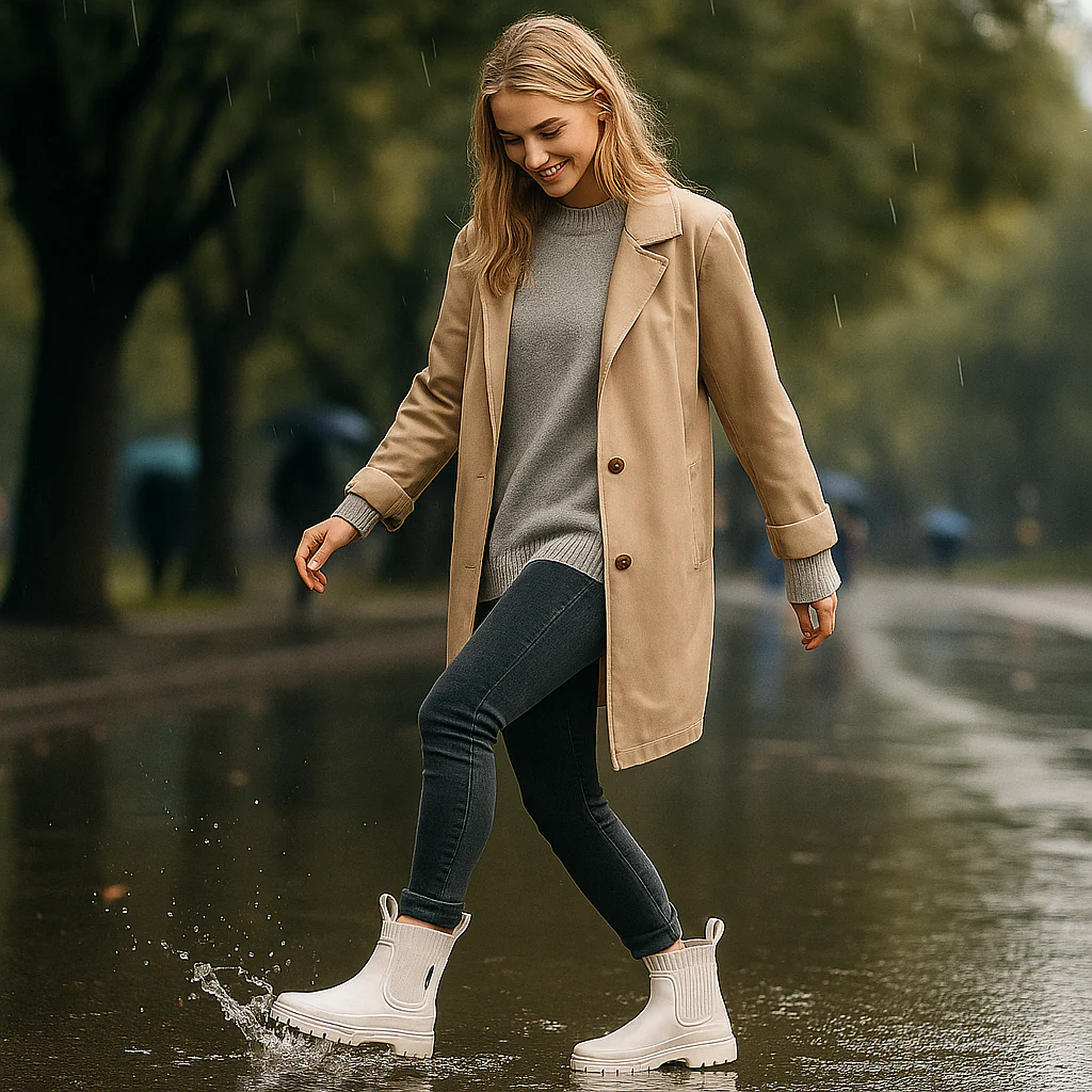 Bottes en Caoutchouc Femme – Style Pluie - Image 5