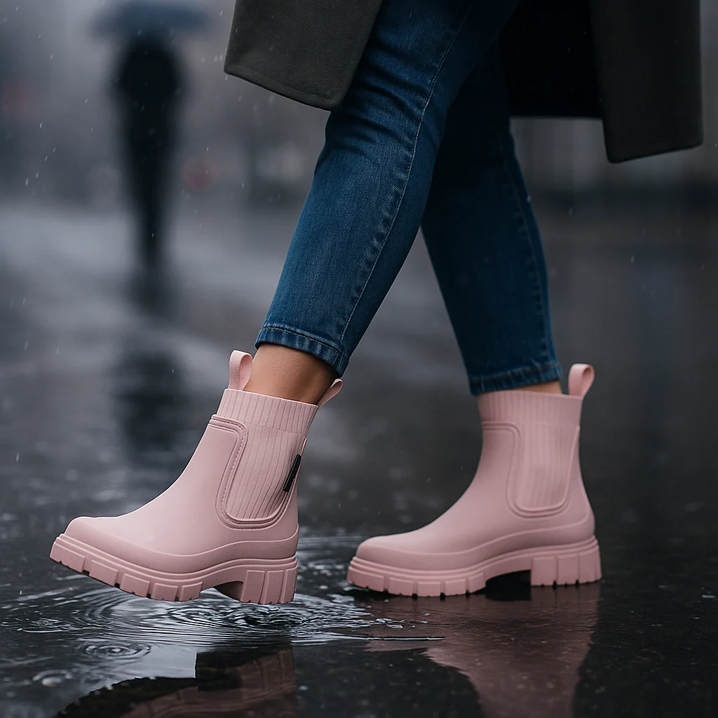 Bottes en Caoutchouc Femme – Style Pluie - Image 6