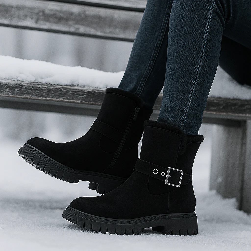 Bottes en Suède Doublées – Style Chic et Confort Thermique - Image 2
