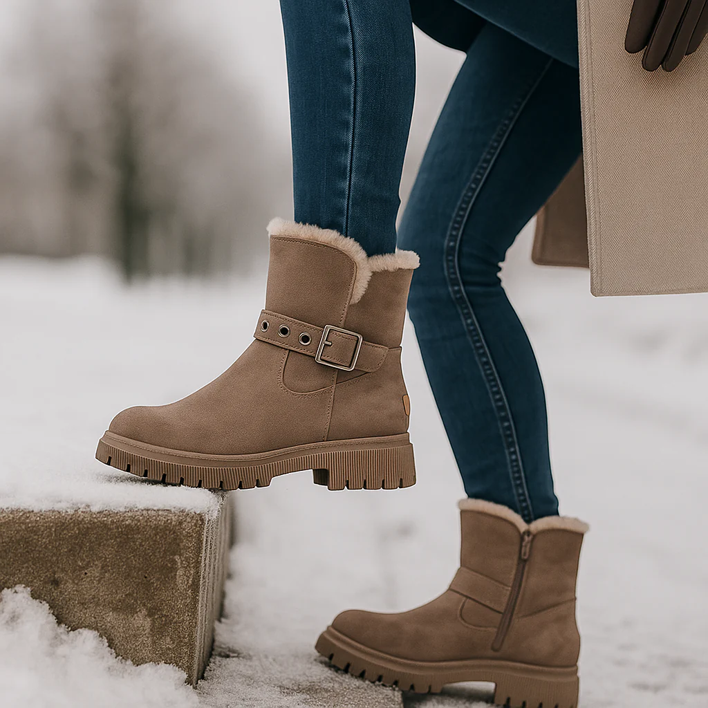 Bottes en Suède Doublées – Style Chic et Confort Thermique - Image 6