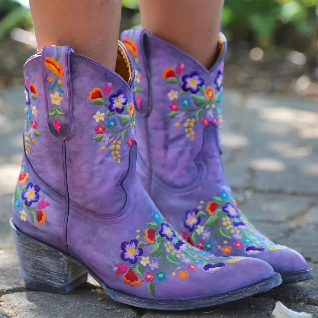 Bottes Vintage Cowgirl Résistantes aux Intempéries - Image 5