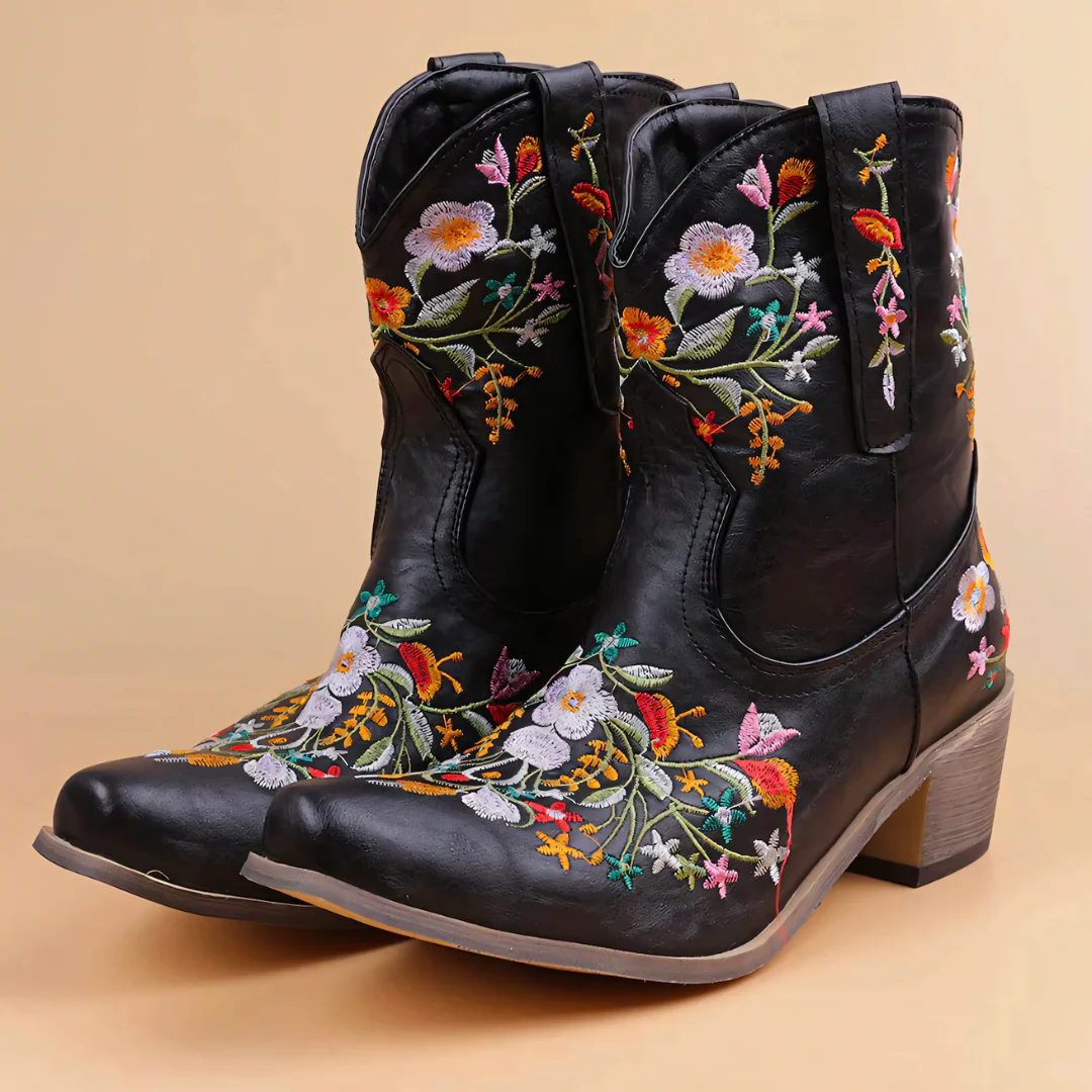 Bottes Vintage Cowgirl Résistantes aux Intempéries - Image 7