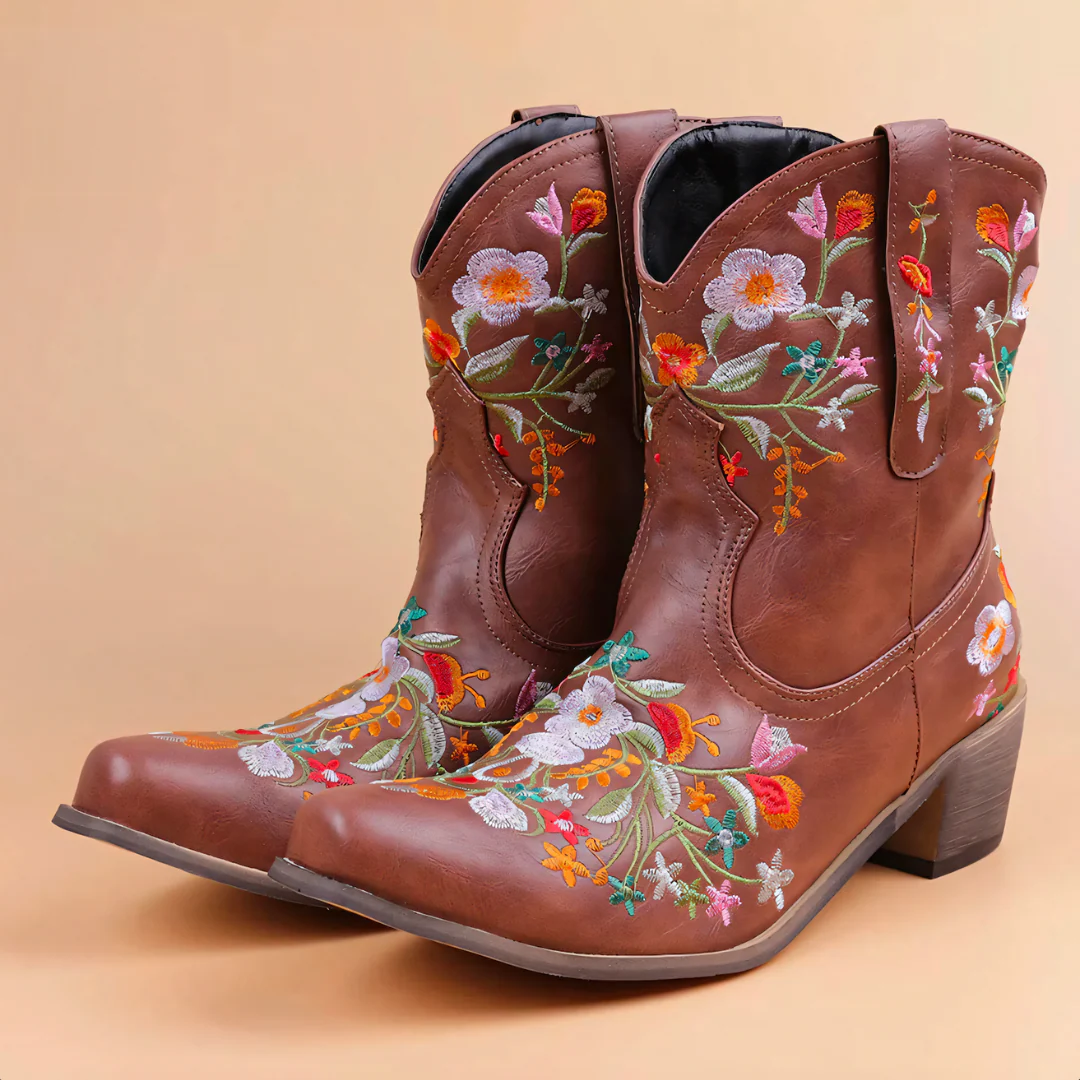 Bottes Vintage Cowgirl Résistantes aux Intempéries - Image 8