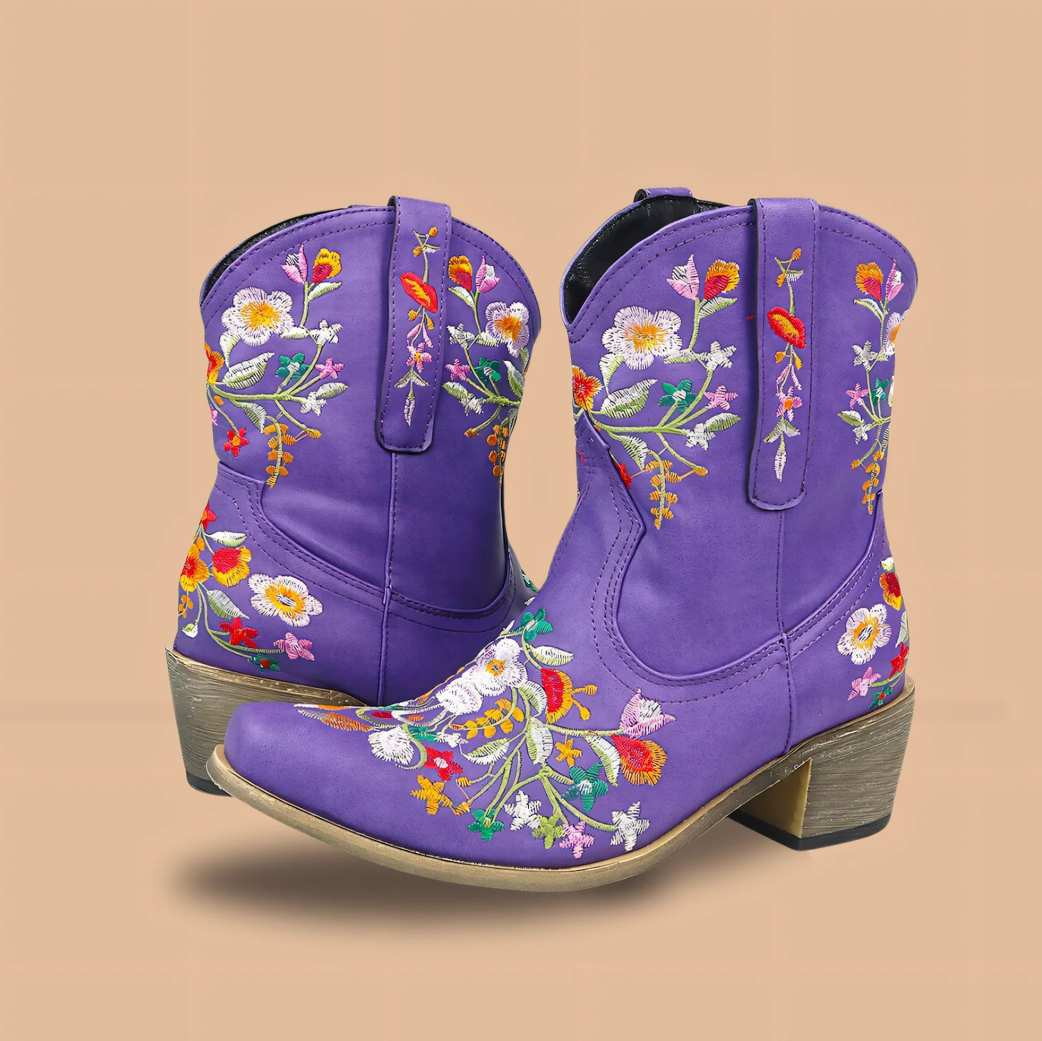 Bottes Vintage Cowgirl Résistantes aux Intempéries - Image 9