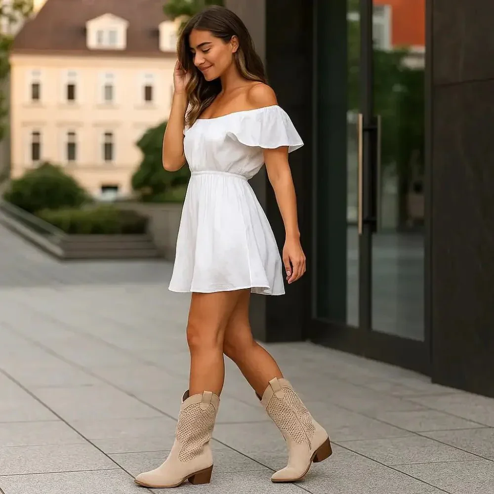 Bottines Cowboy Femmes – Édition Limitée - Image 6