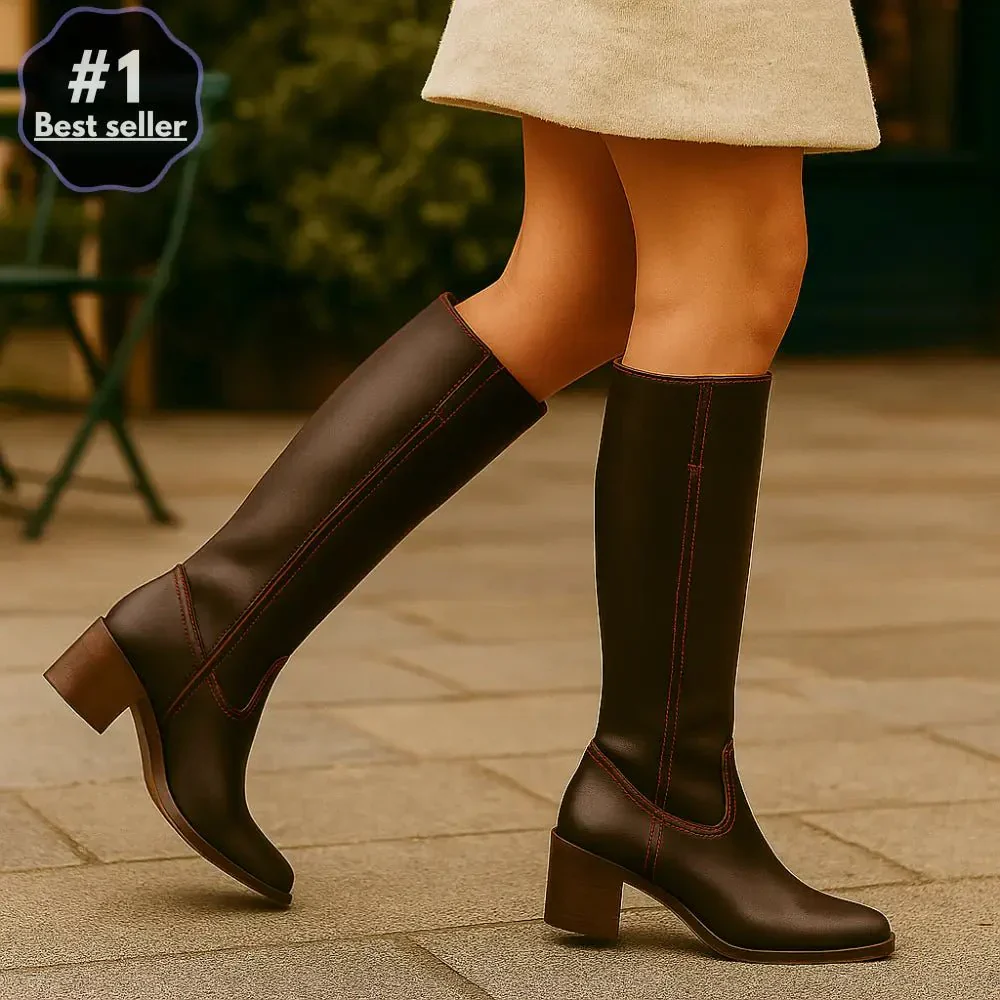 Bottines en Cuir Longues pour Femmes – Édition Limitée - Image 5