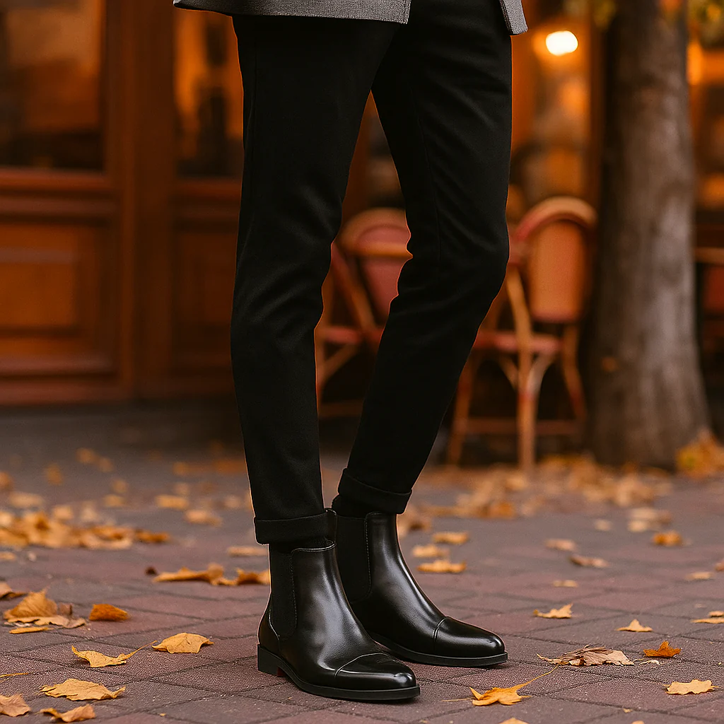 Bottines en Cuir pour Hommes Isolées et Élégantes - Image 2