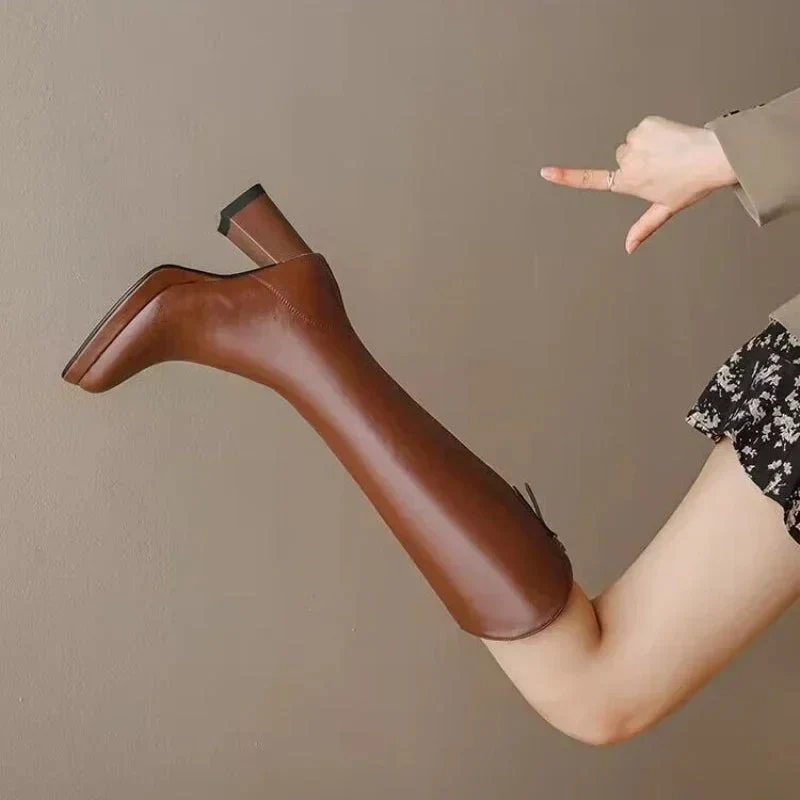 Carla - Bottes Hautes Femme en Cuir - Image 7
