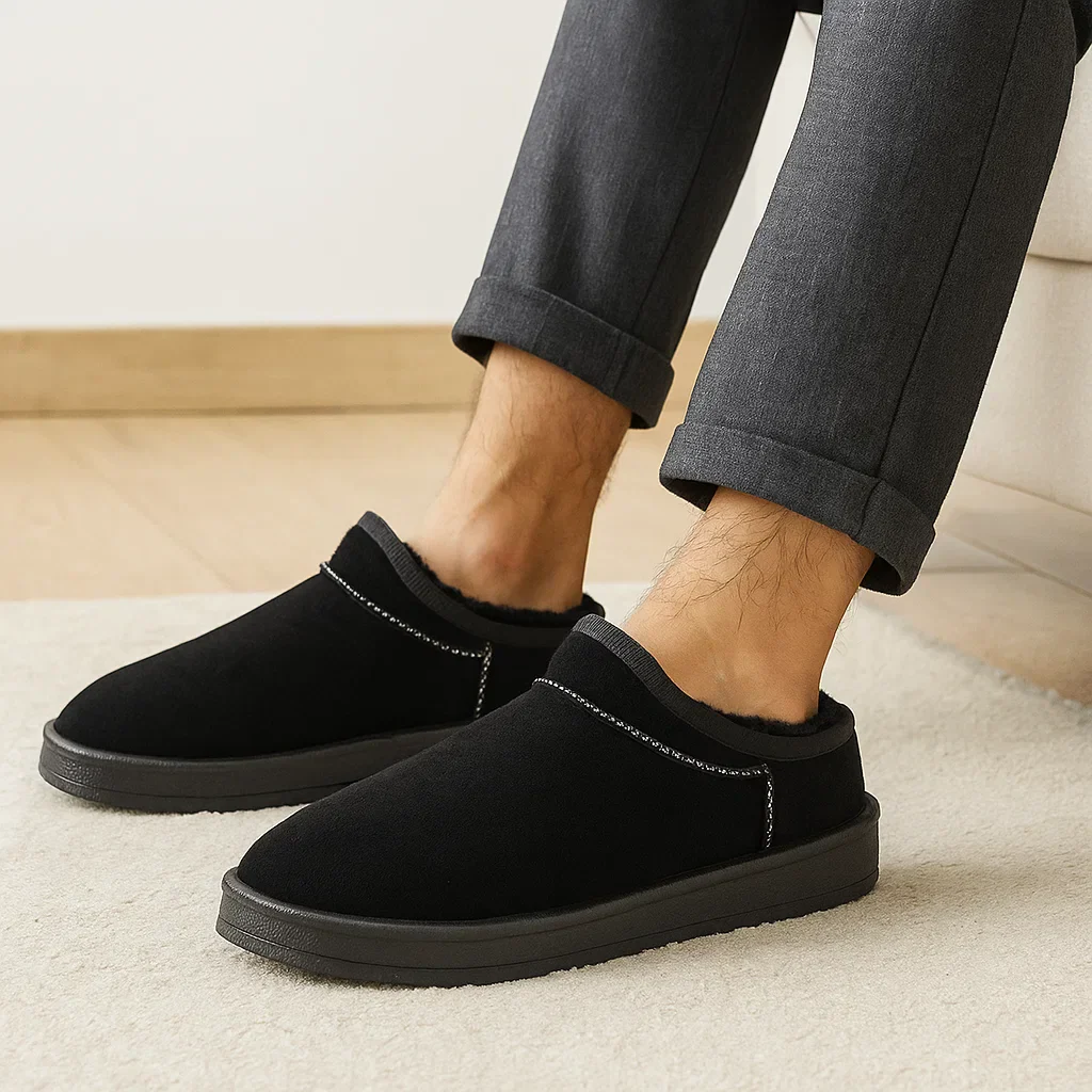 Chaussons d'hiver imperméables – doux et confortables