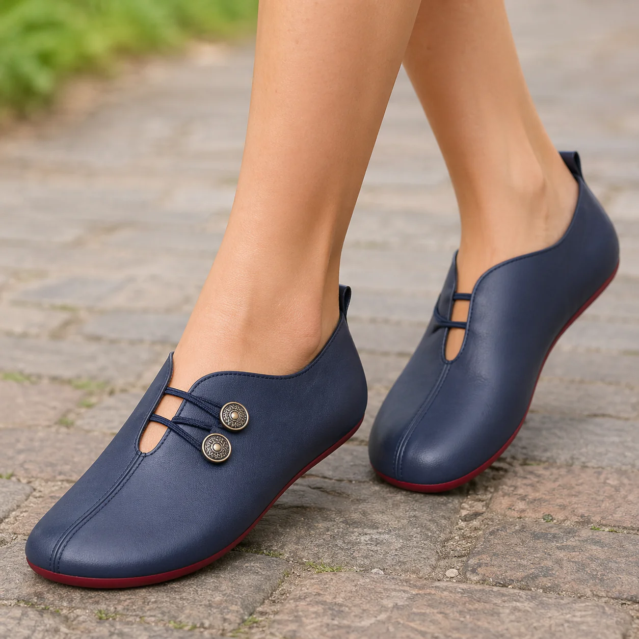 Chaussures barefoot cuir confort élégantes - Image 4