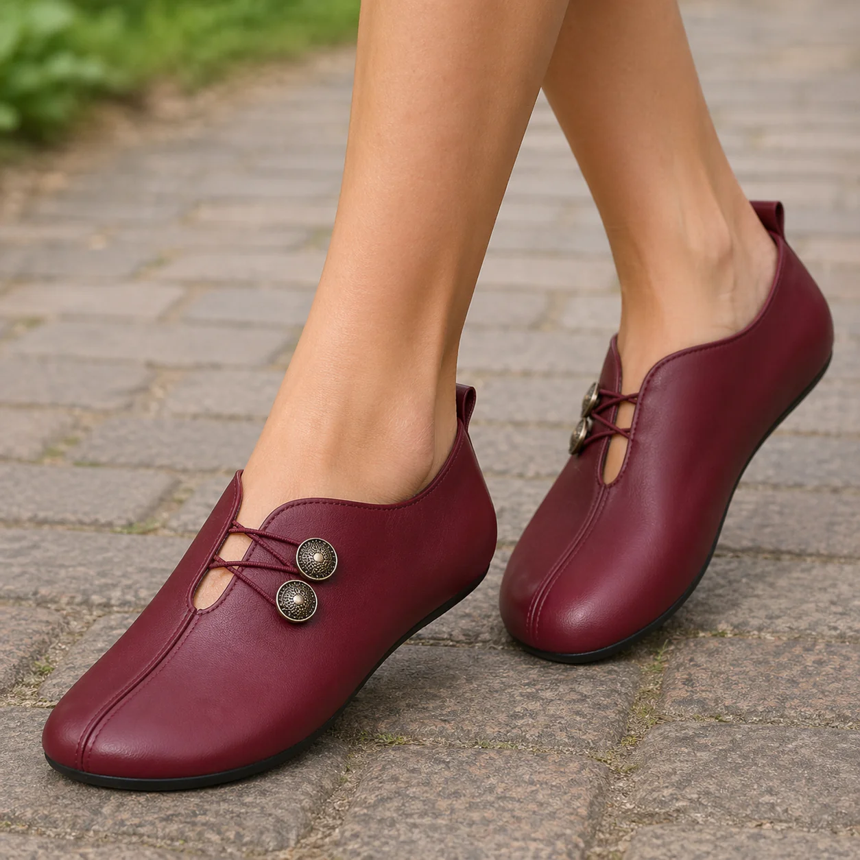Chaussures barefoot cuir confort élégantes - Image 5