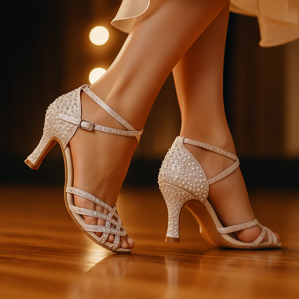 Chaussures de Danse Latines Strass - Image 5