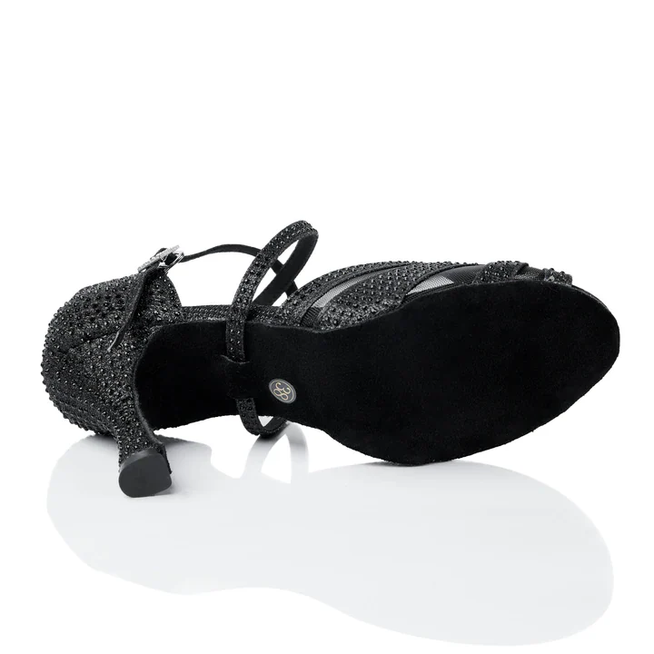 Chaussures Latines Pailletées - Talons Personnalisés - Salsa - Image 5