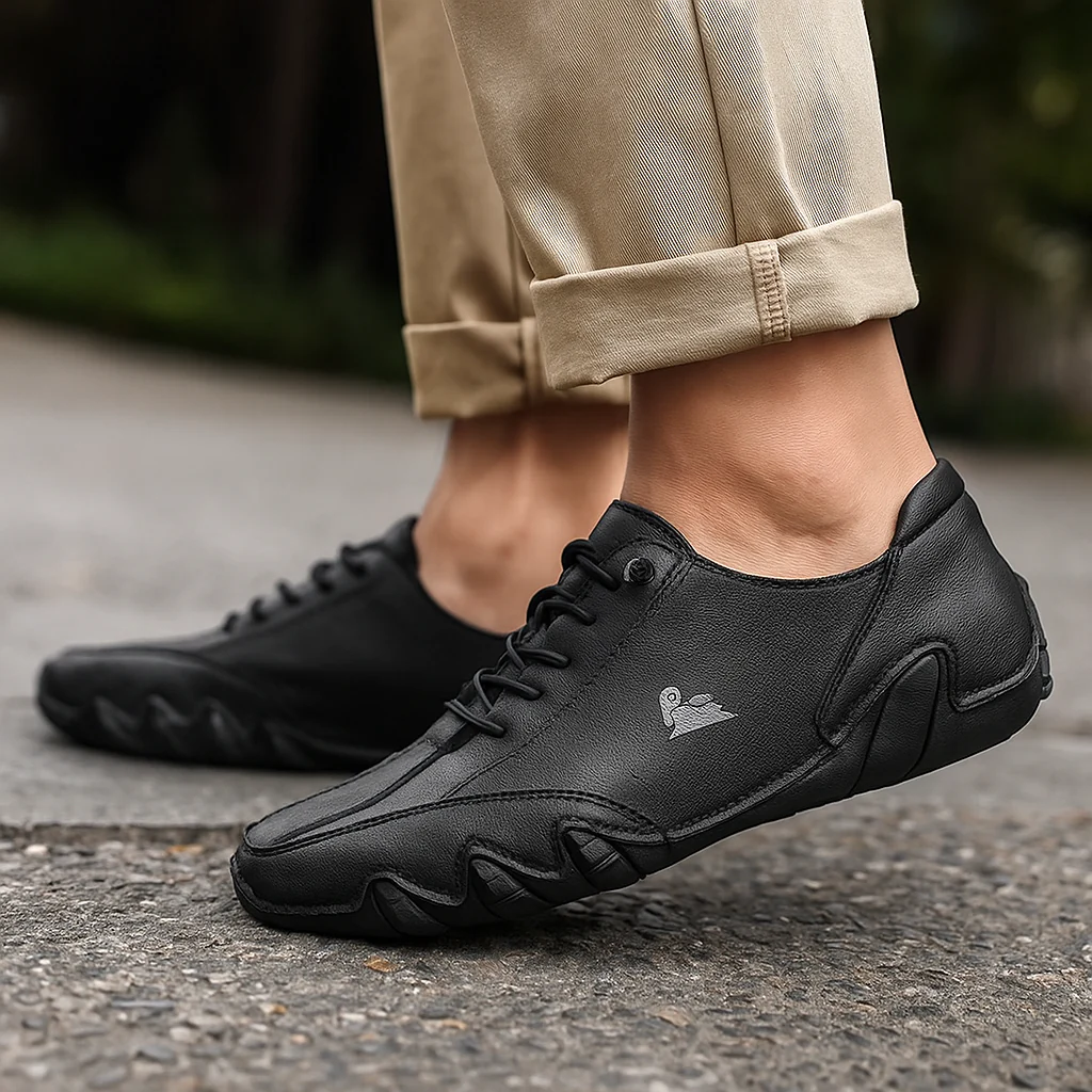 Chaussures Orthopédiques en Cuir Unisexe – Confortables et Durables - Image 2