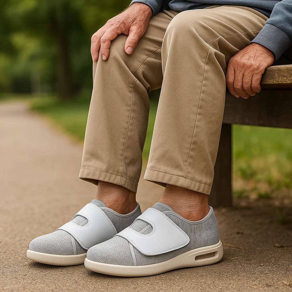 Chaussures orthopédiques extra larges pour personnes âgées