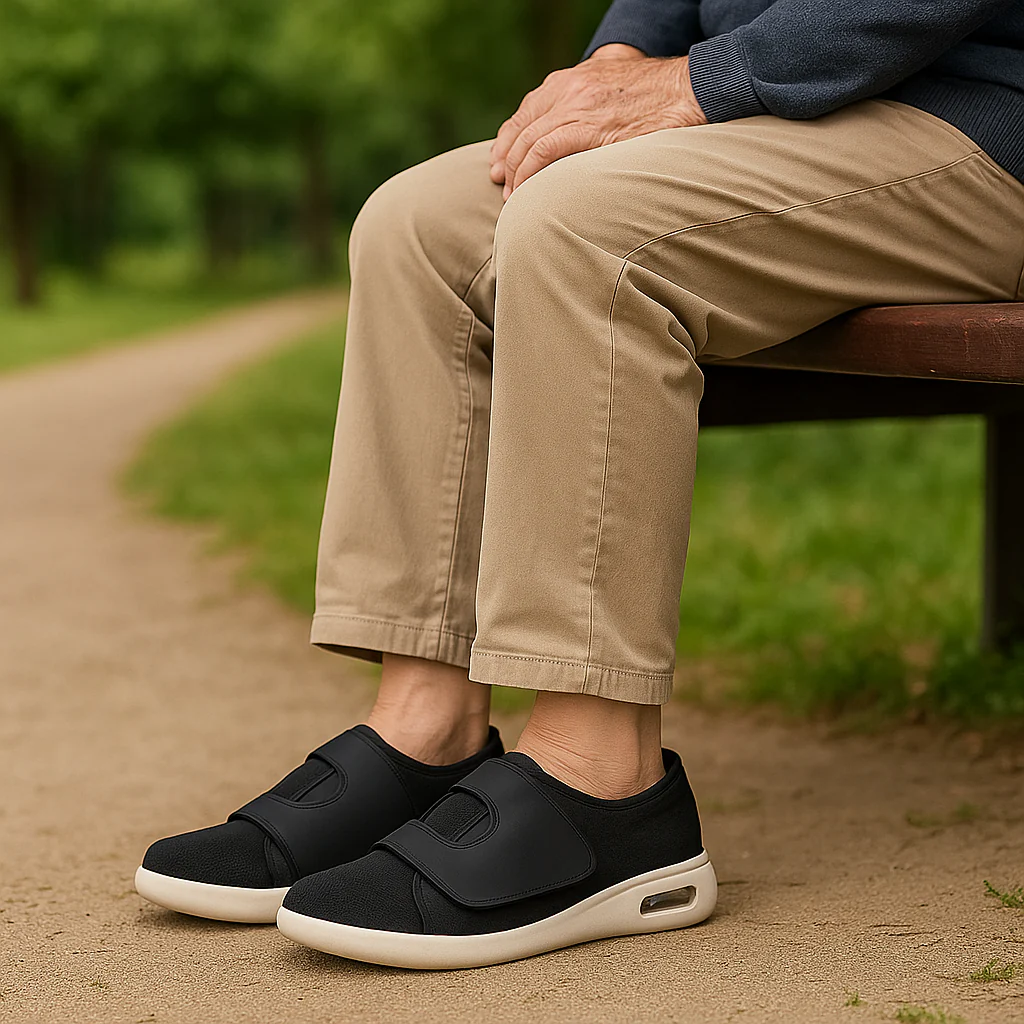 Chaussures orthopédiques extra larges pour personnes âgées - Image 2