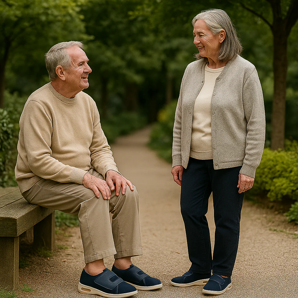 Chaussures orthopédiques extra larges pour personnes âgées - Image 8