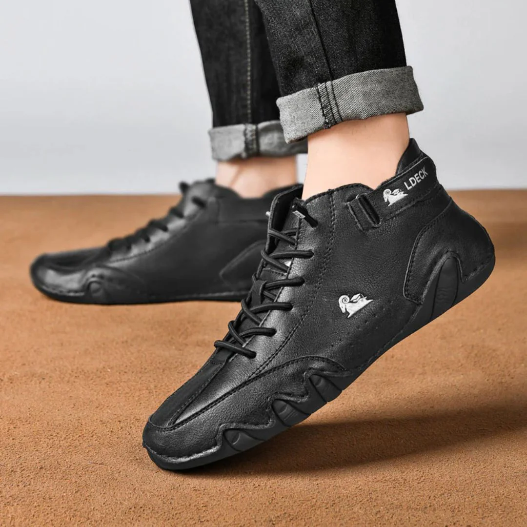 Chaussures Orthopédiques Montantes en Cuir Confort & Soutien - Image 10