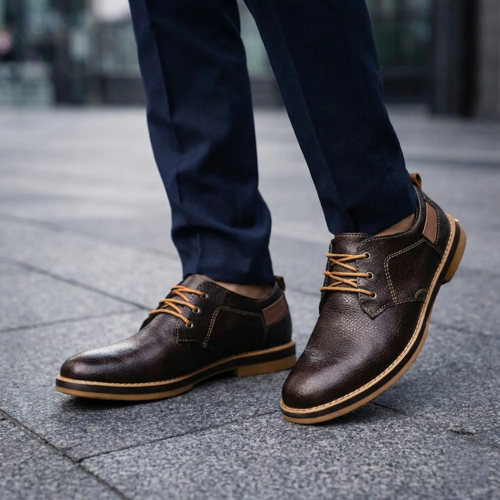 Chaussures Oxford en cuir premium pour hommes | Classique, durable - Image 3