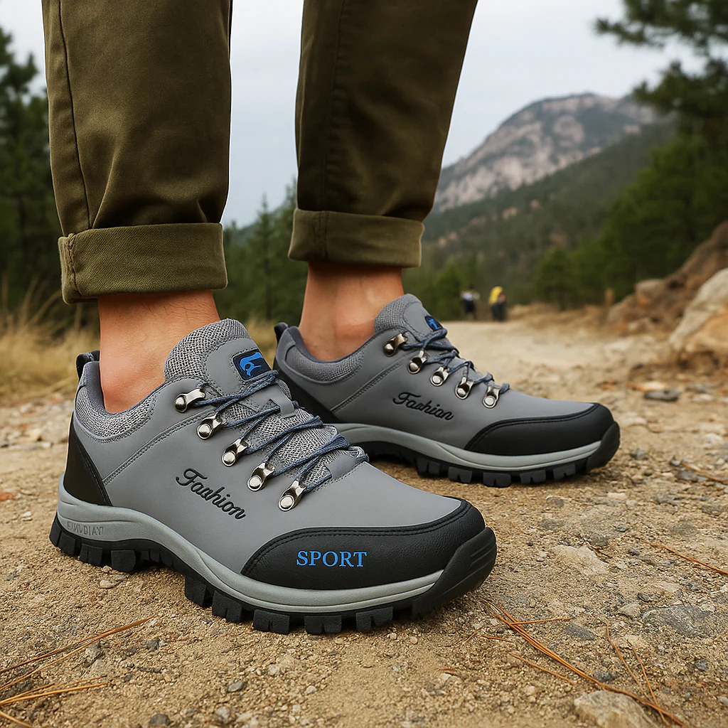 Chaussures Trekking Homme - Randonnée Imperméables - Antidérapantes - Respirantes - Légères - Image 4