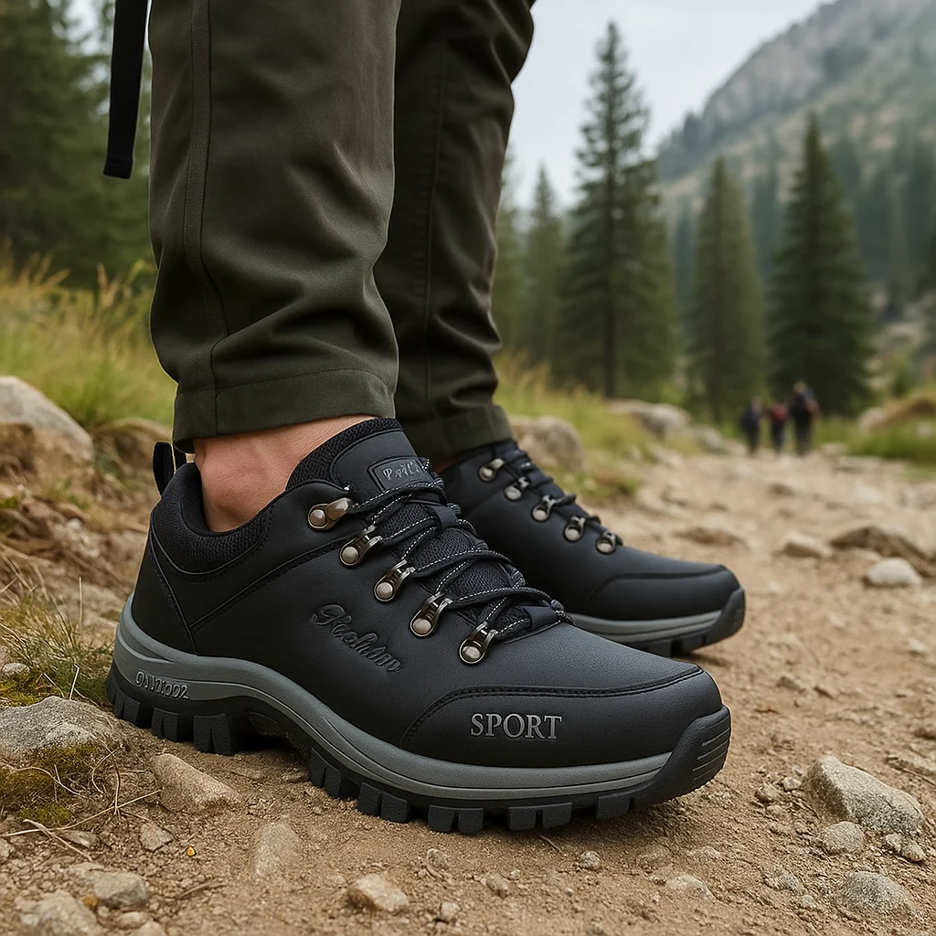 Chaussures Trekking Homme - Randonnée Imperméables - Antidérapantes - Respirantes - Légères - Image 5