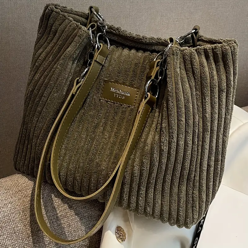Clémence Côtelé Velours Sac - Élégance - Mode - Image 2