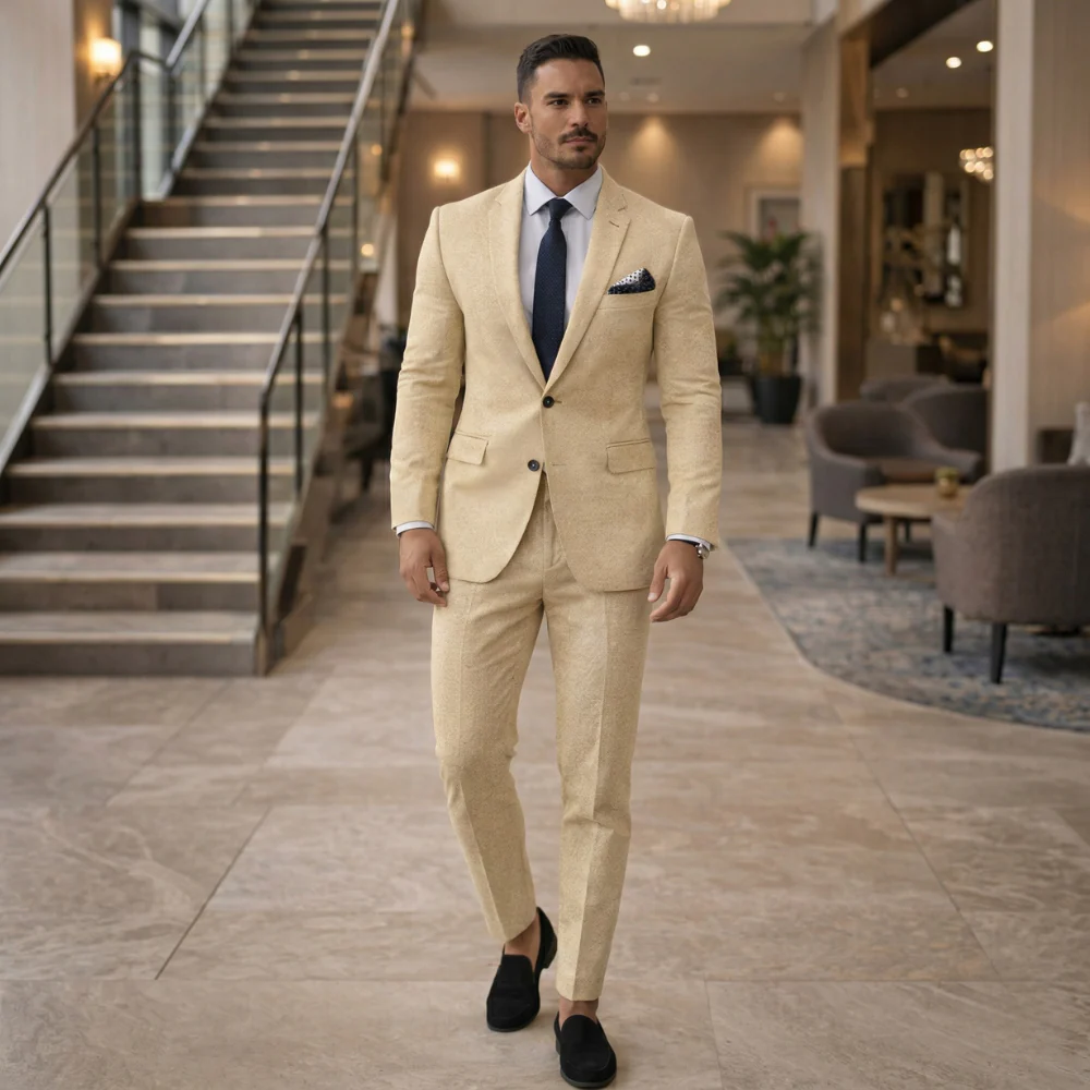 Costume pour Homme | Deux Pièces, Blazer & Pantalon | Formel, Élégant - Image 2